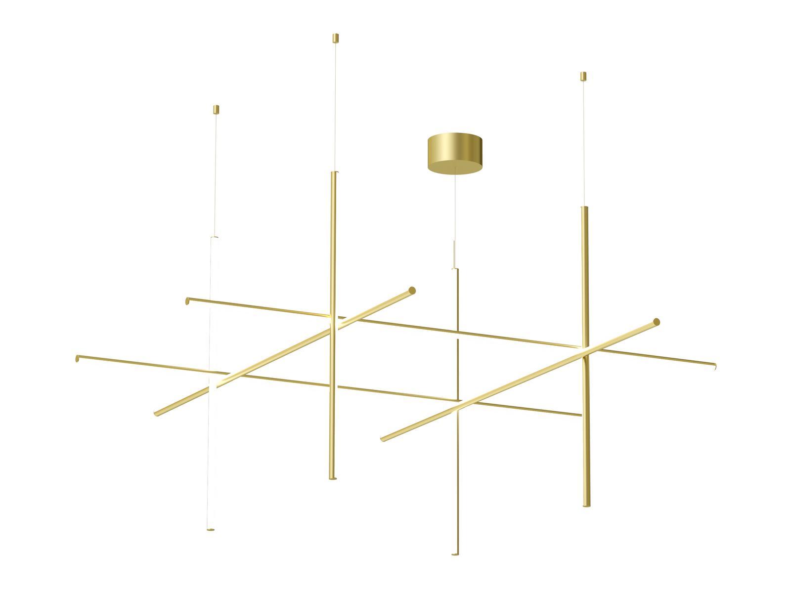 COORDINATES S4 LED extruded aluminium pendant lamp