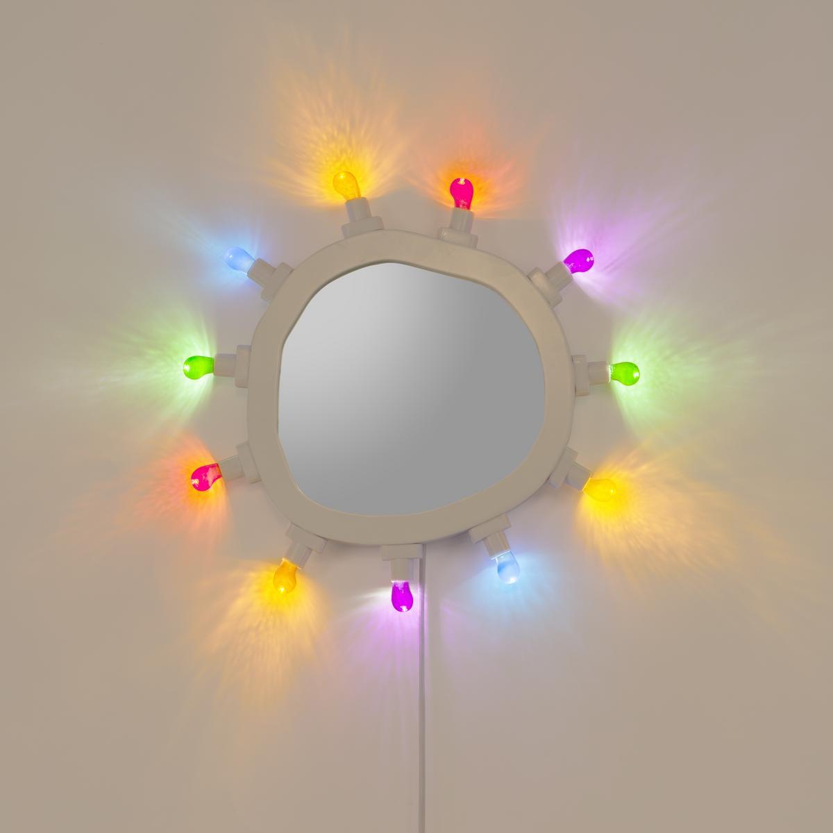LUMINAIRE SMALL Wall-mounted mirror with integrated lighting