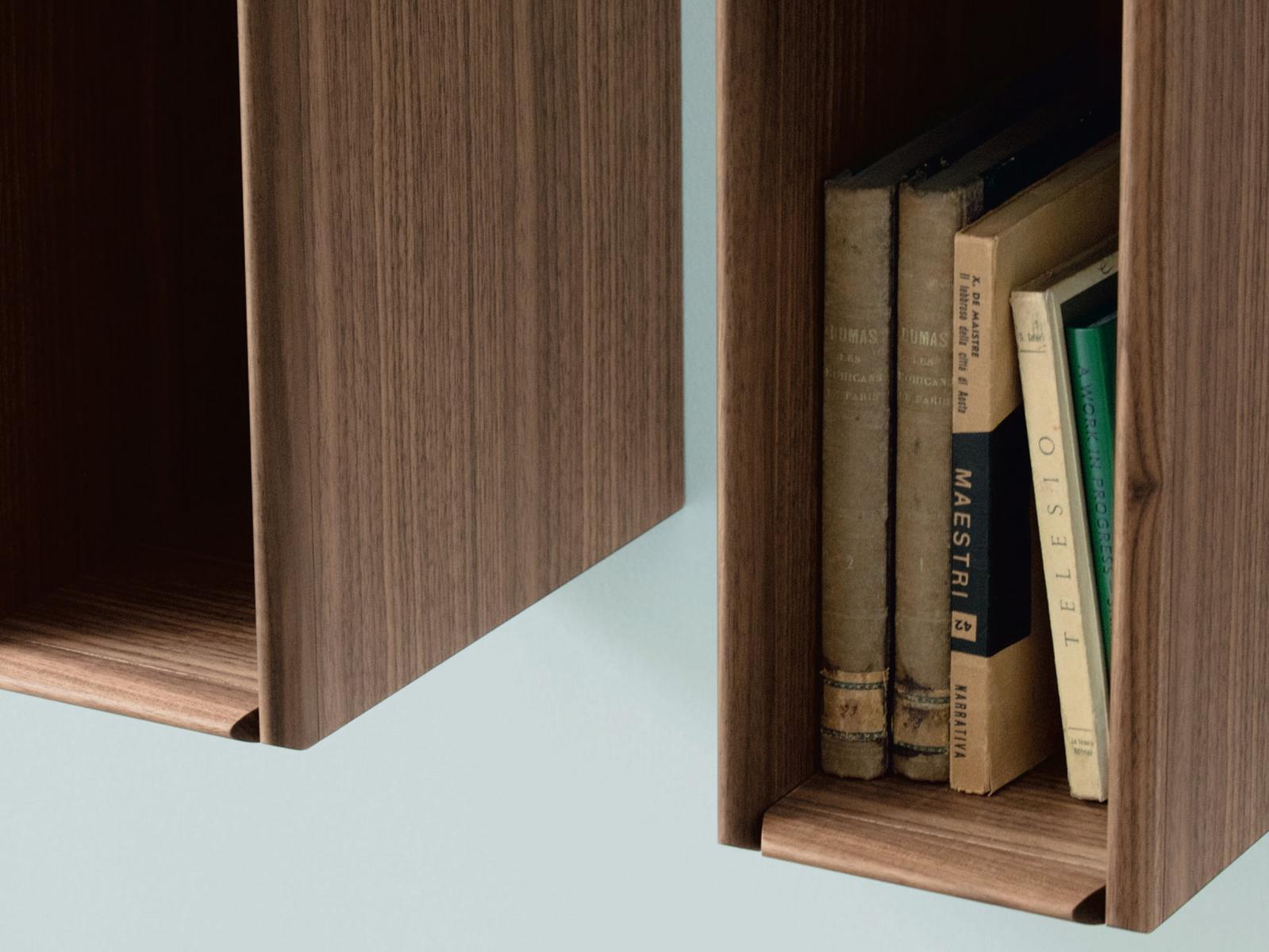 BAYUS 7 Walnut bookcase / wall cabinet