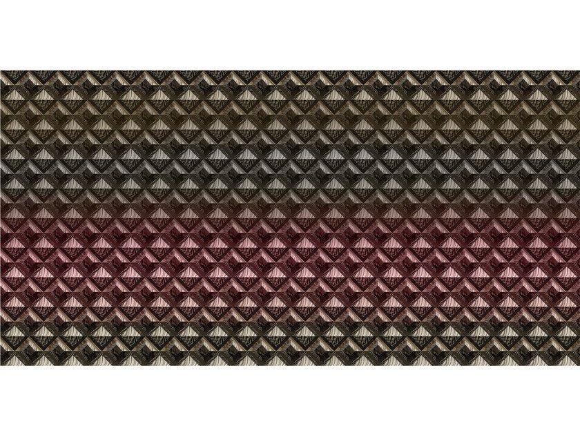 ROYAL Rectangular fabric rug with geometric shapes