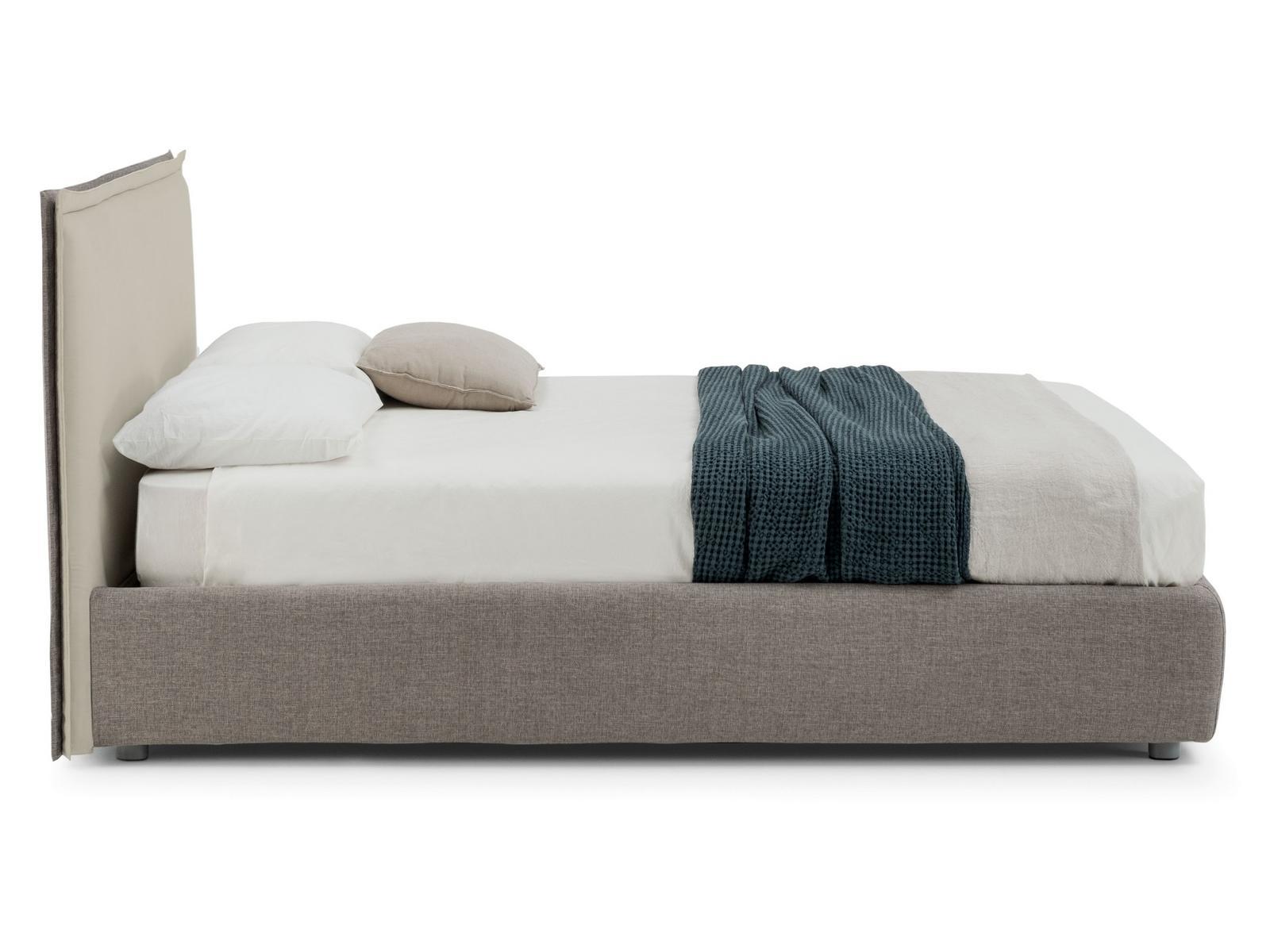 GAYA WAVE Upholstered storage bed