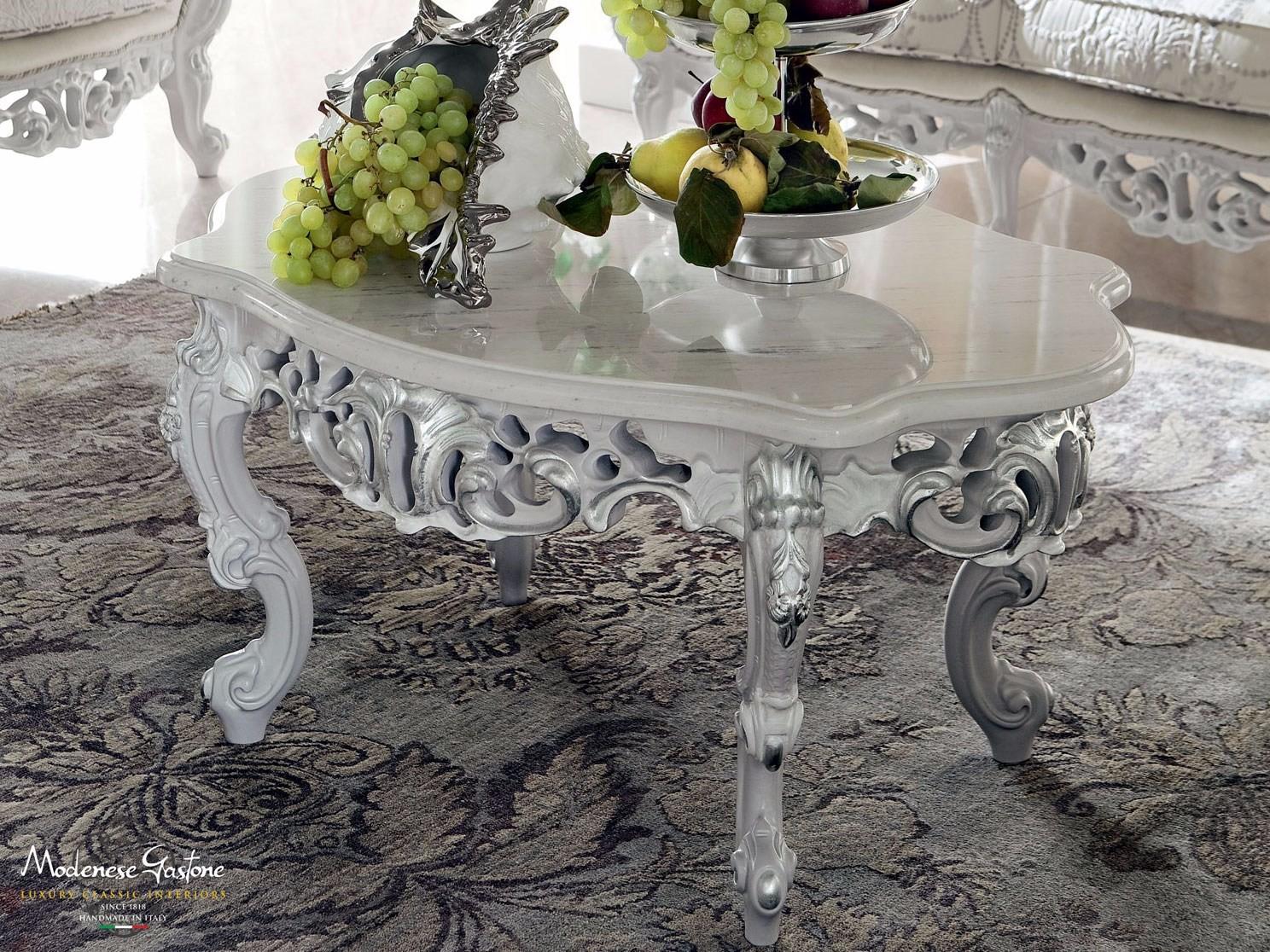 13661 Low rectangular coffee table for living room