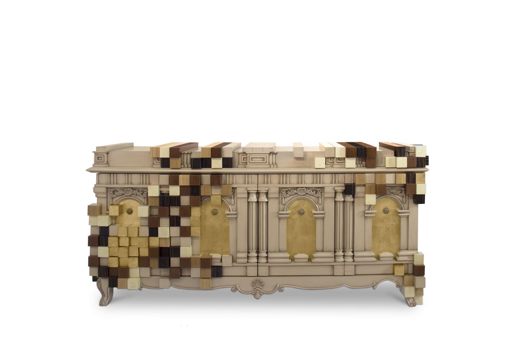PICCADILLY Wooden sideboard with doors
