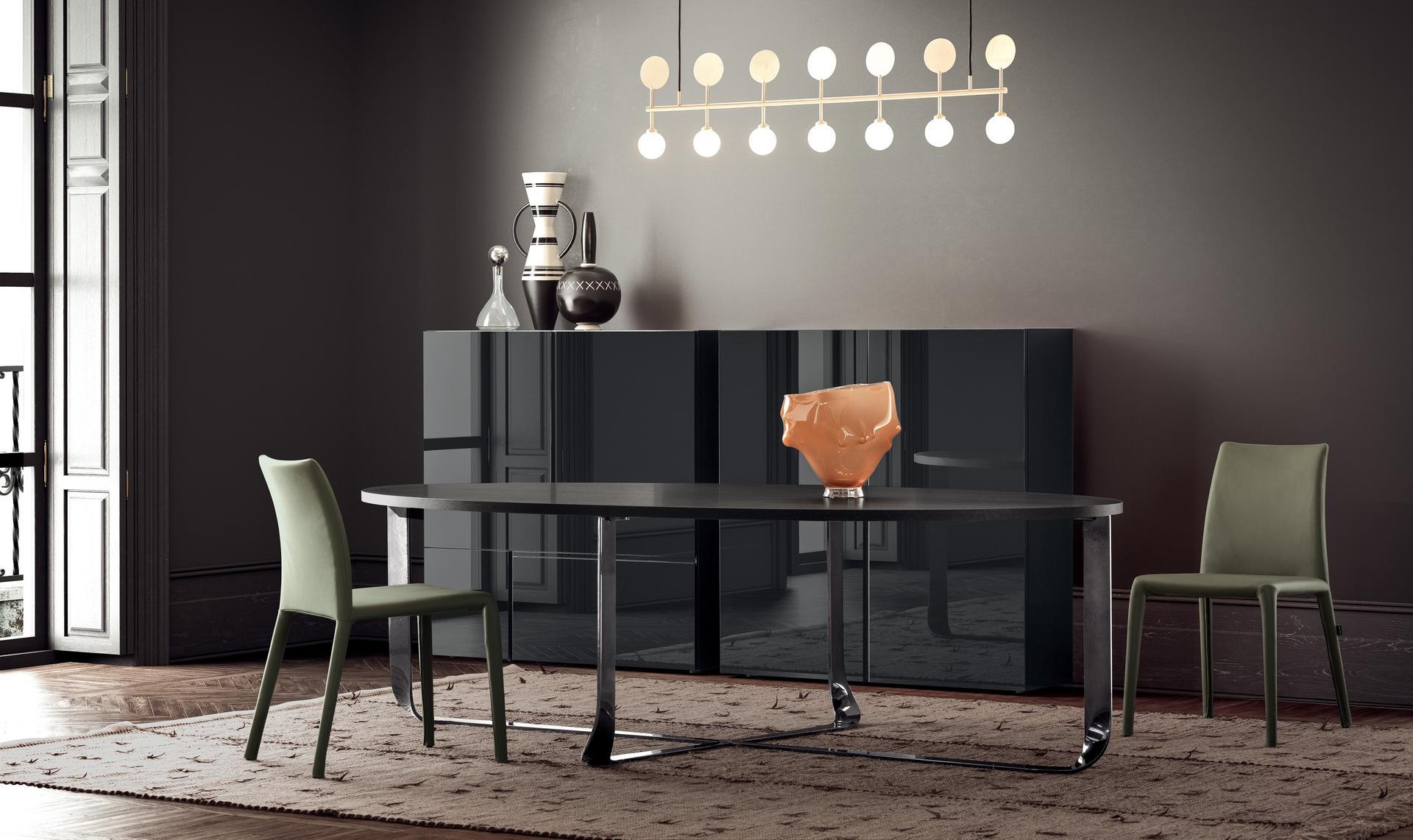 QUADRA Wooden highboard