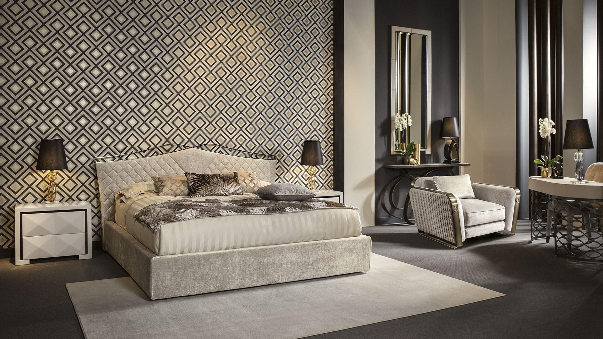 AMELIA Rectangular leather mirror