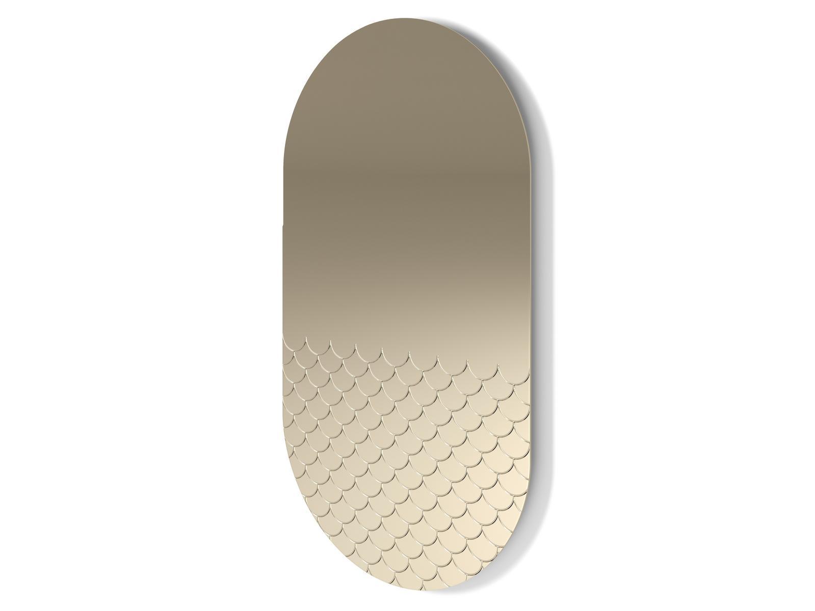 MERMAID AND SAILOR Oval mirror
