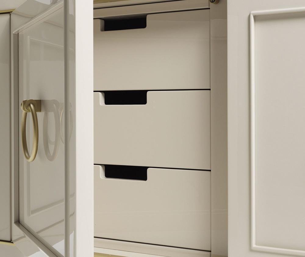 AMBRA Rectangular lacquered chest of drawers