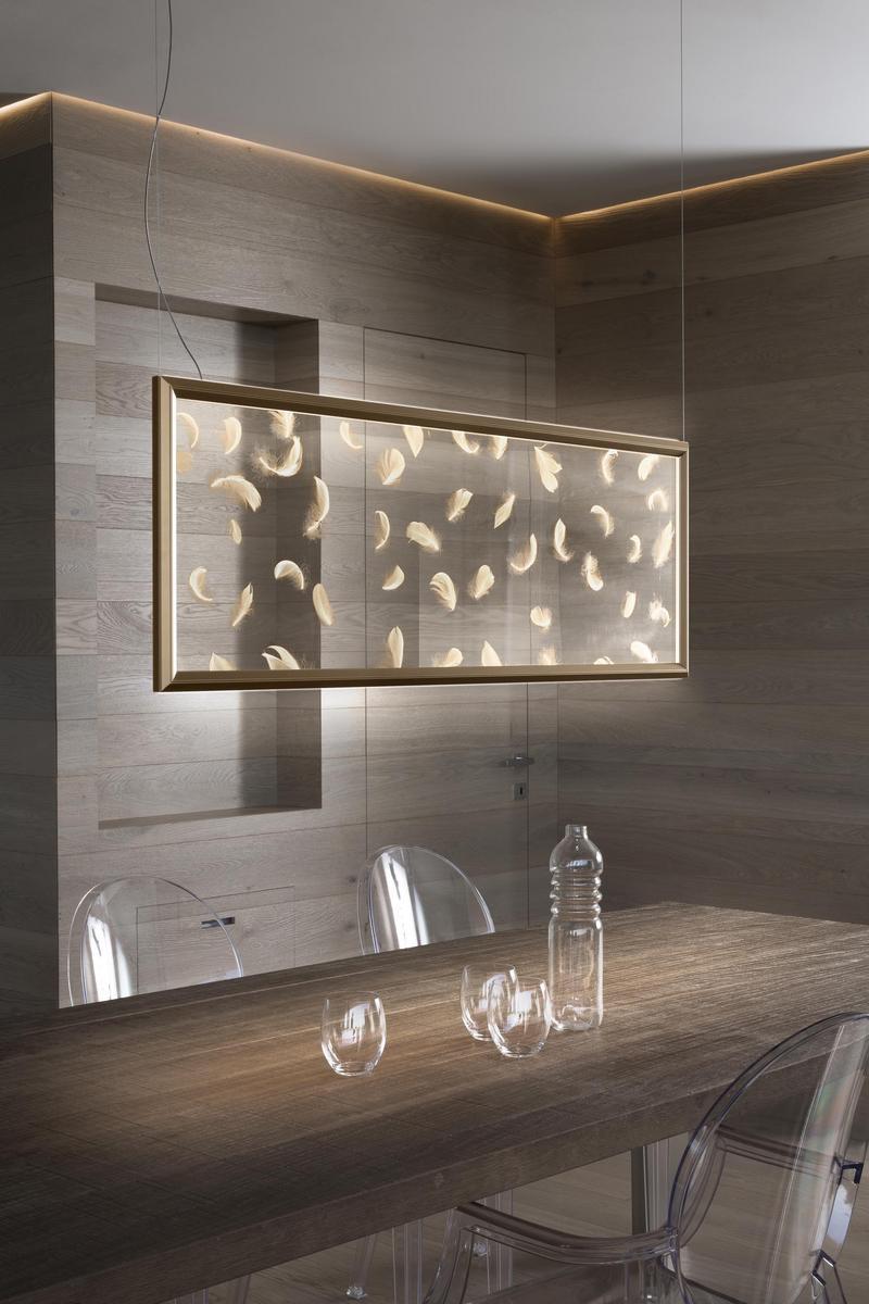 POLY PLUMAGE LED acrylic glass pendant lamp
