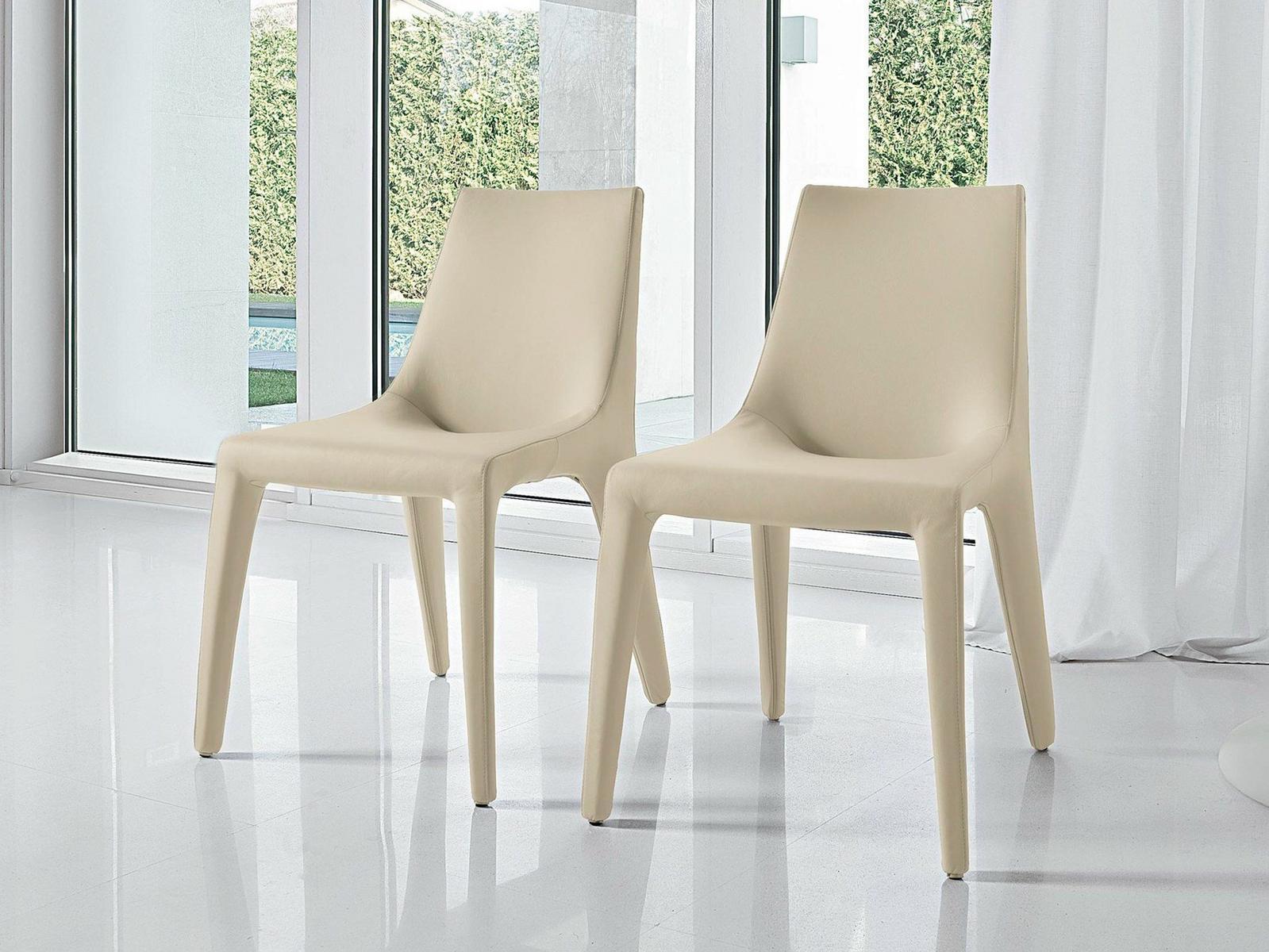 TIP TOE Upholstered leather chair