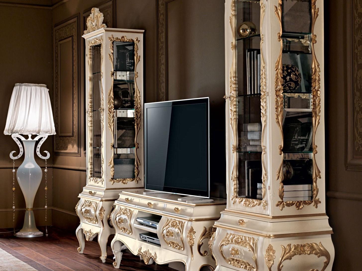 11103 Solid wood display cabinet