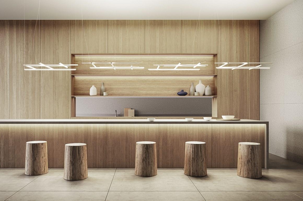 HILOW LED aluminium pendant lamp