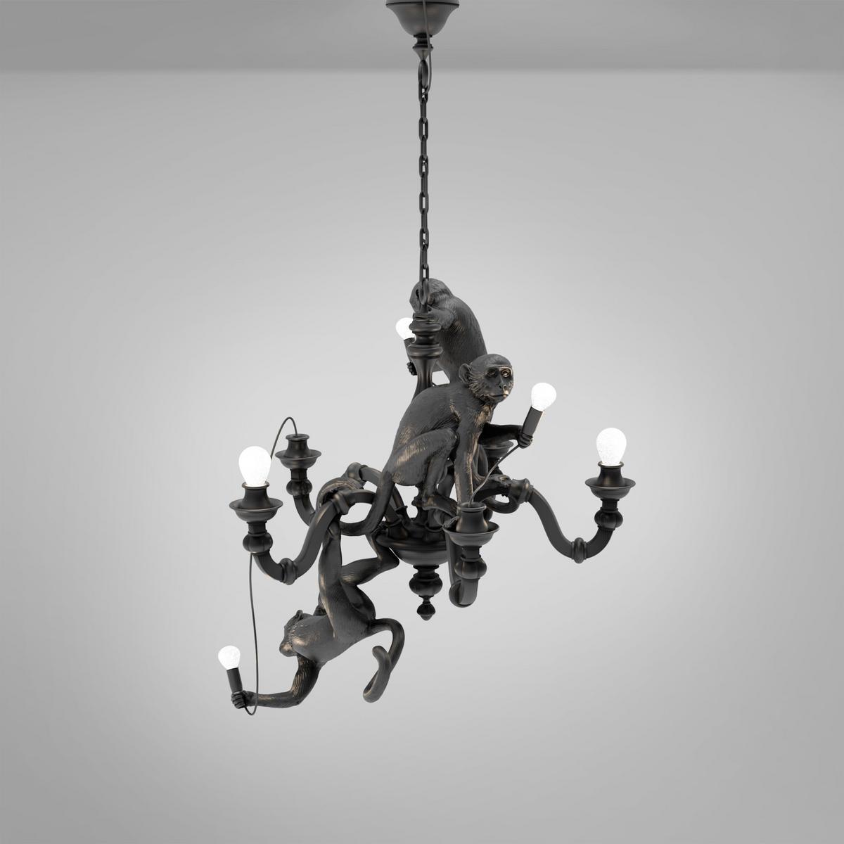 MONKEY CHANDELIER LED resin chandelier