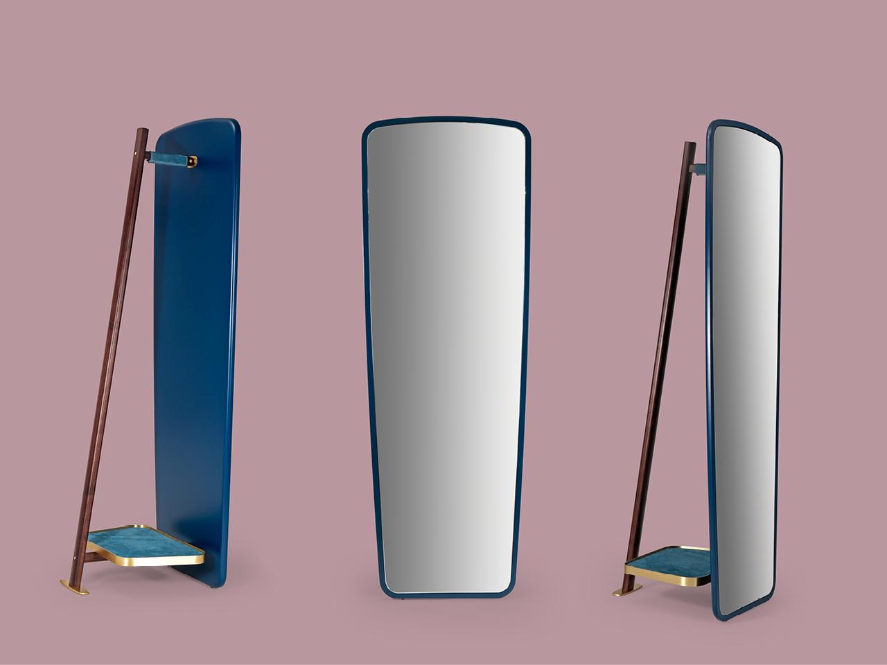 LEO Freestanding framed mirror