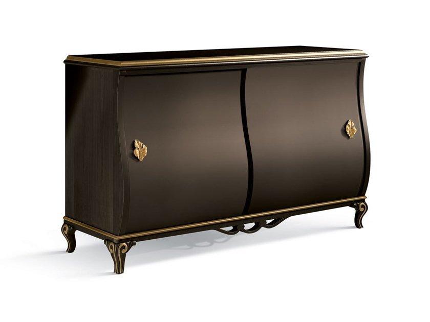 5007 Wooden sideboard with sliding doors