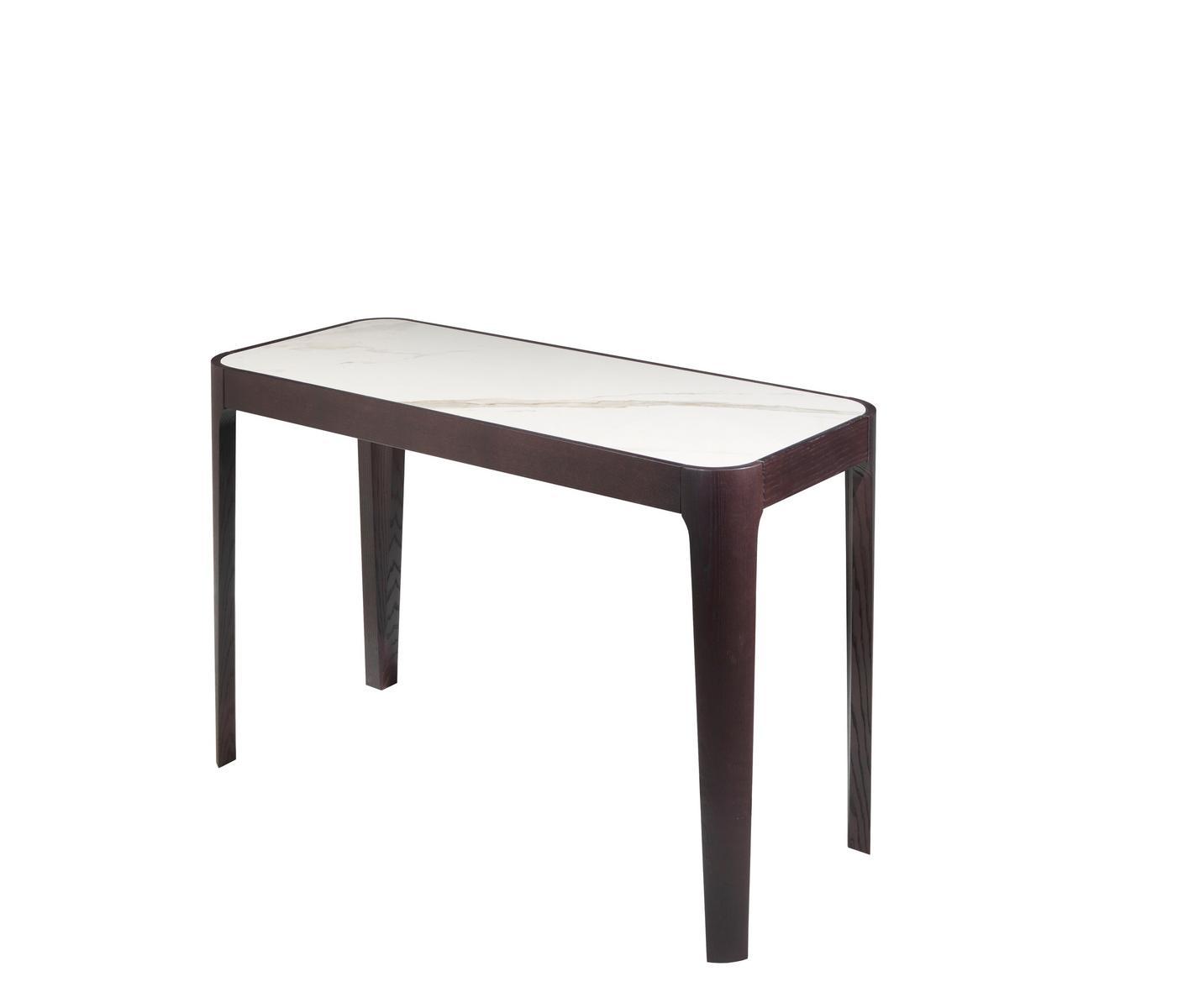 CROSS Rectangular wooden console table