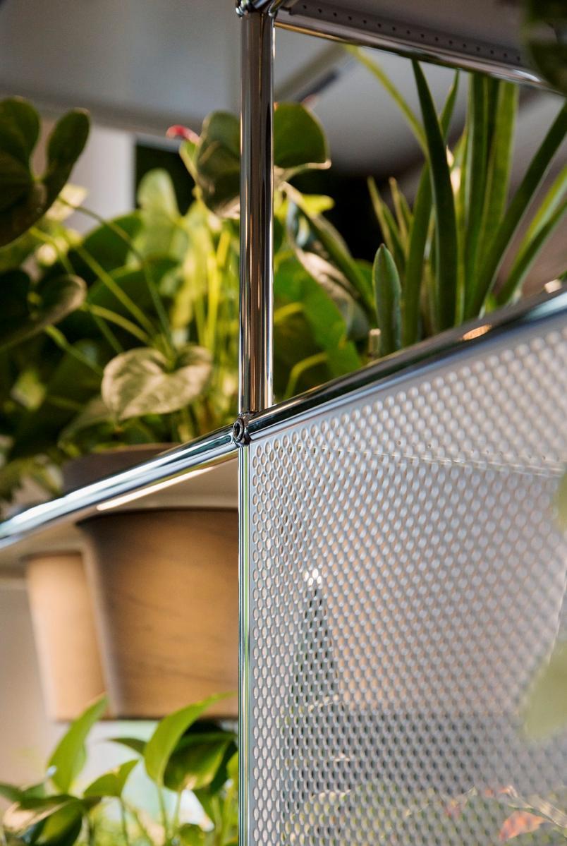 WORLD OF PLANTS FOR HALLER Sectional shelving unit