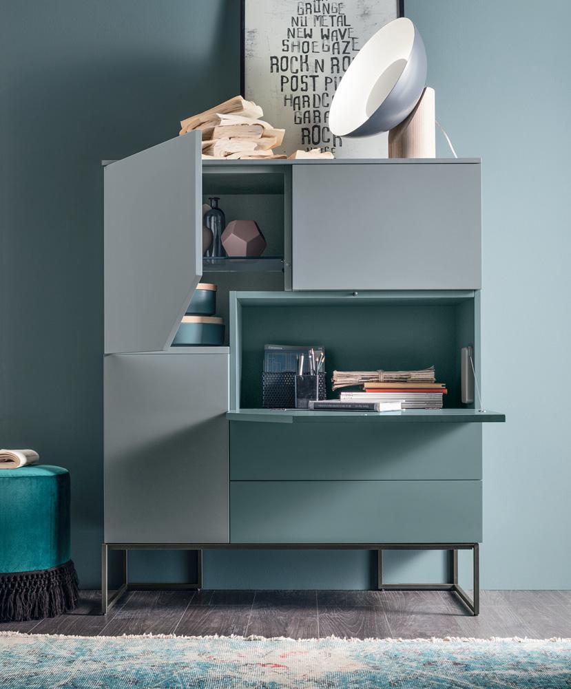REMIX Highboard with flap doors