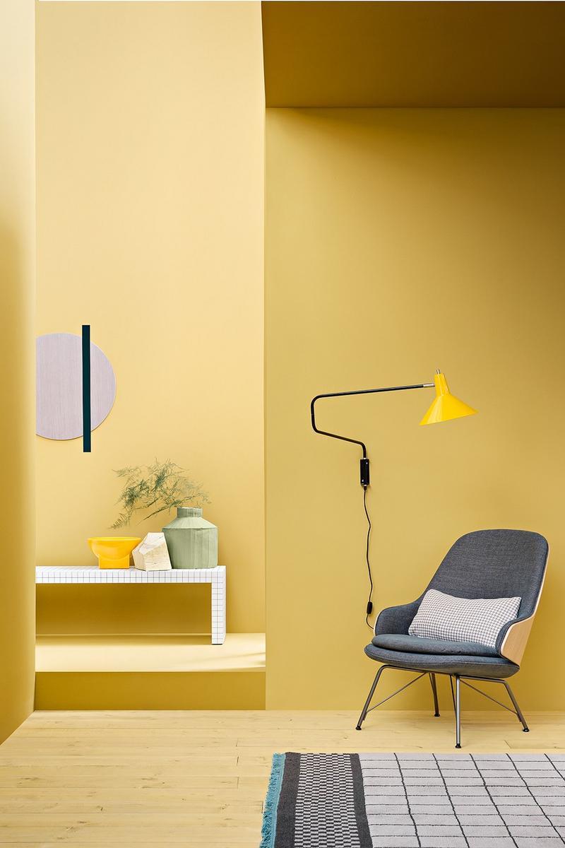 JUDY Upholstered easy chair with armrests
