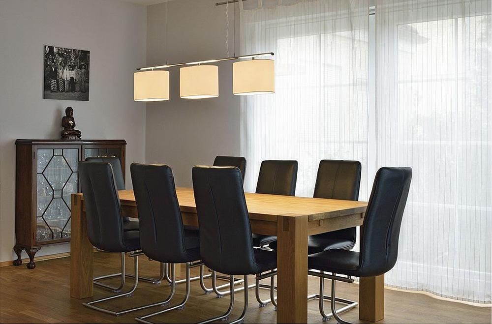 SOPRANA Fabric pendant lamp in a contemporary style