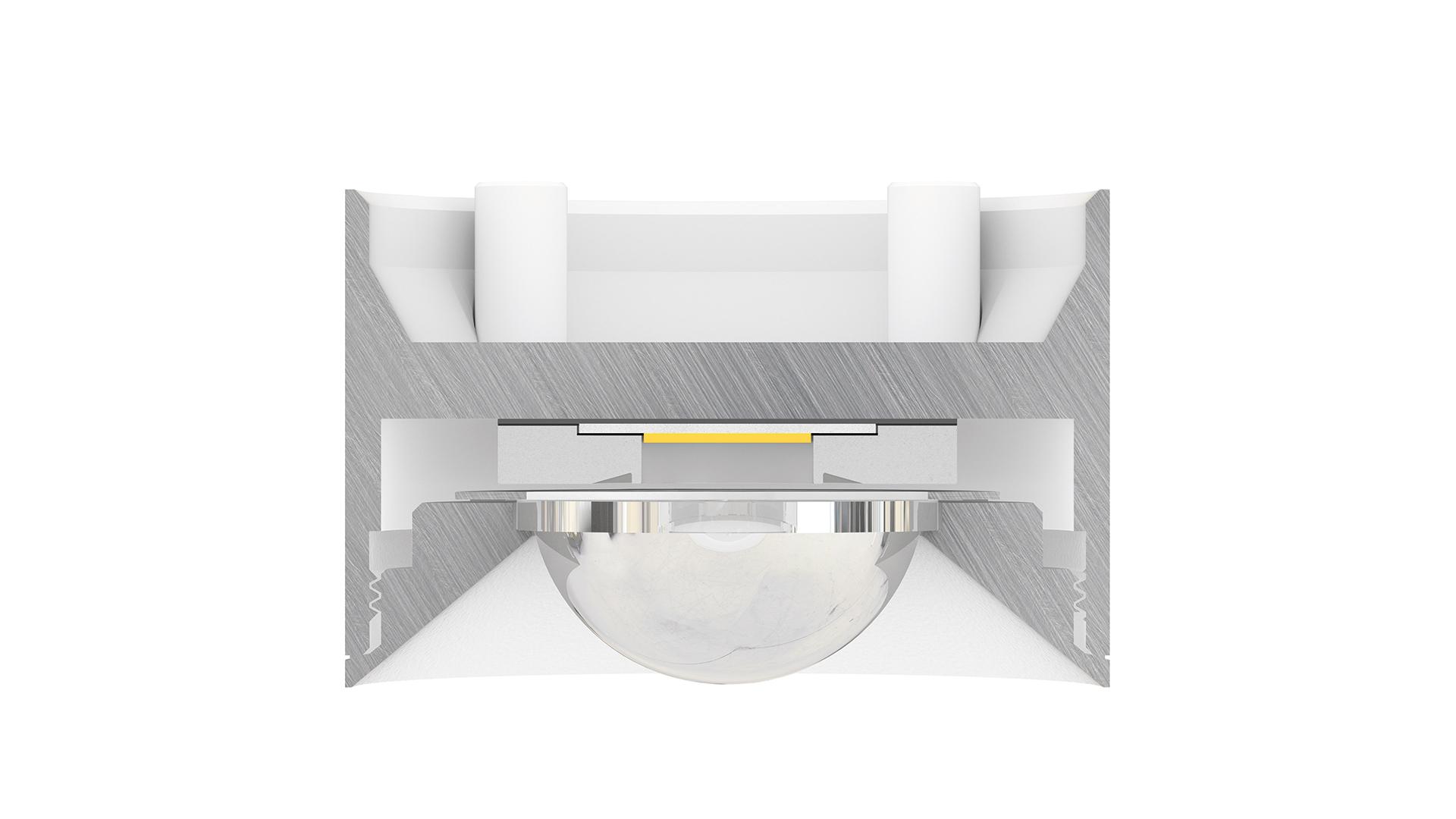 PUCK L LED ceiling aluminium spotlight