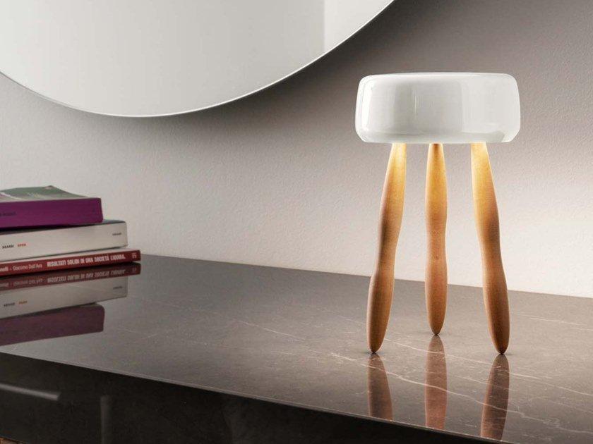 DRUM LED cordless table lamp with dimmer