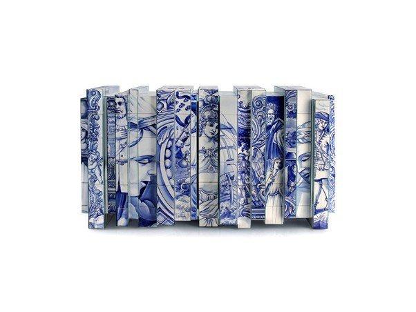 HERITAGE Ceramic materials sideboard with doors
