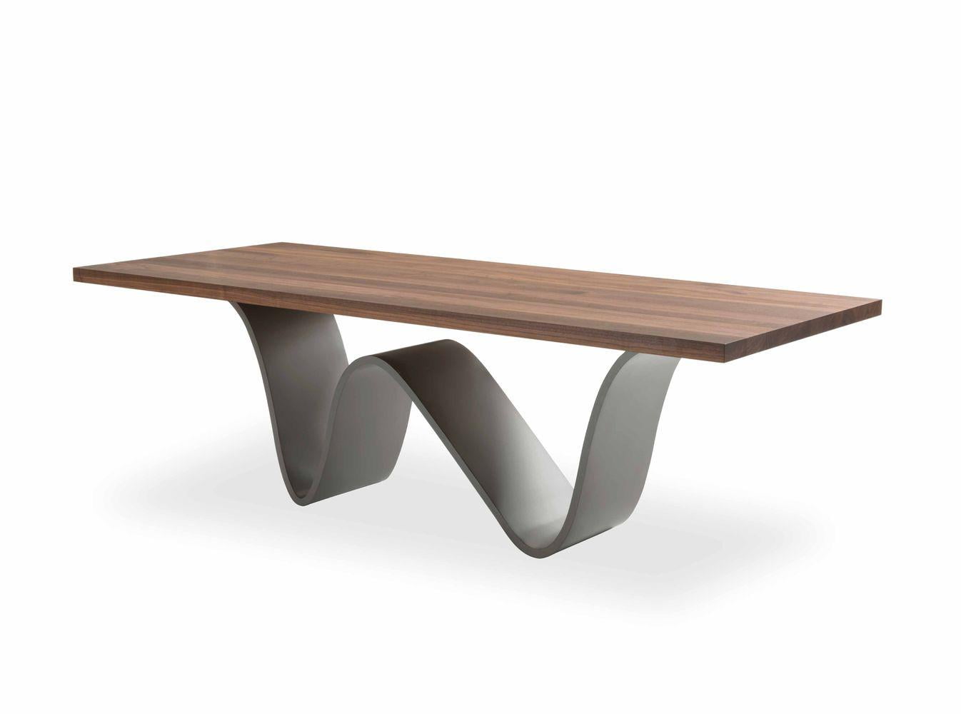 BREE E ONDA Rectangular wood table