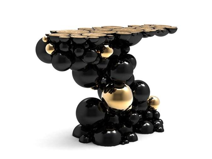 NEWTON Aluminium console table