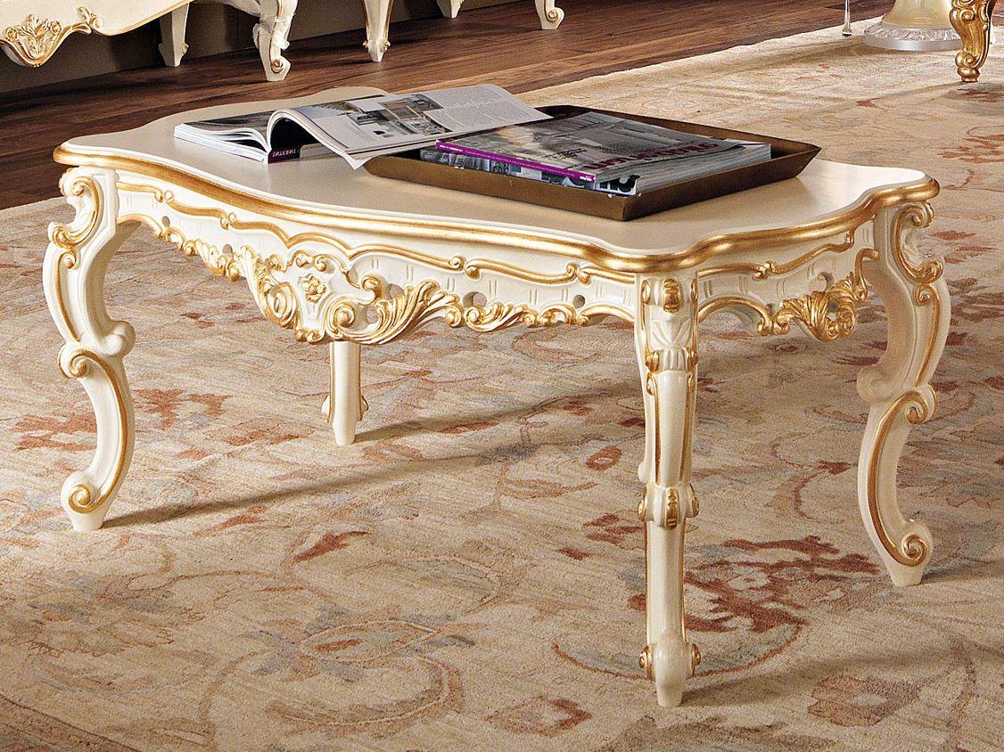 11616 Low solid wood coffee table