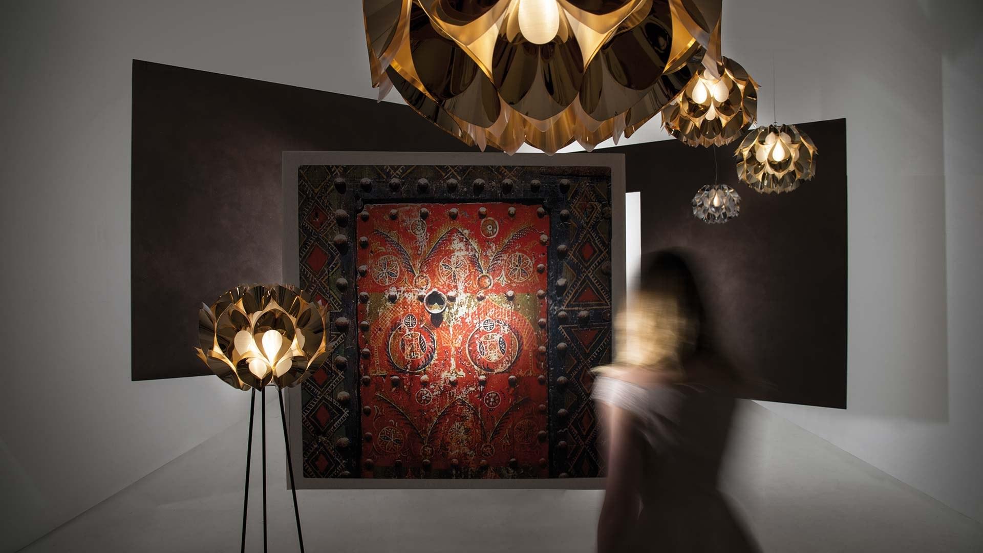 FLORA MEDIUM GOLD Goldflex® pendant lamp