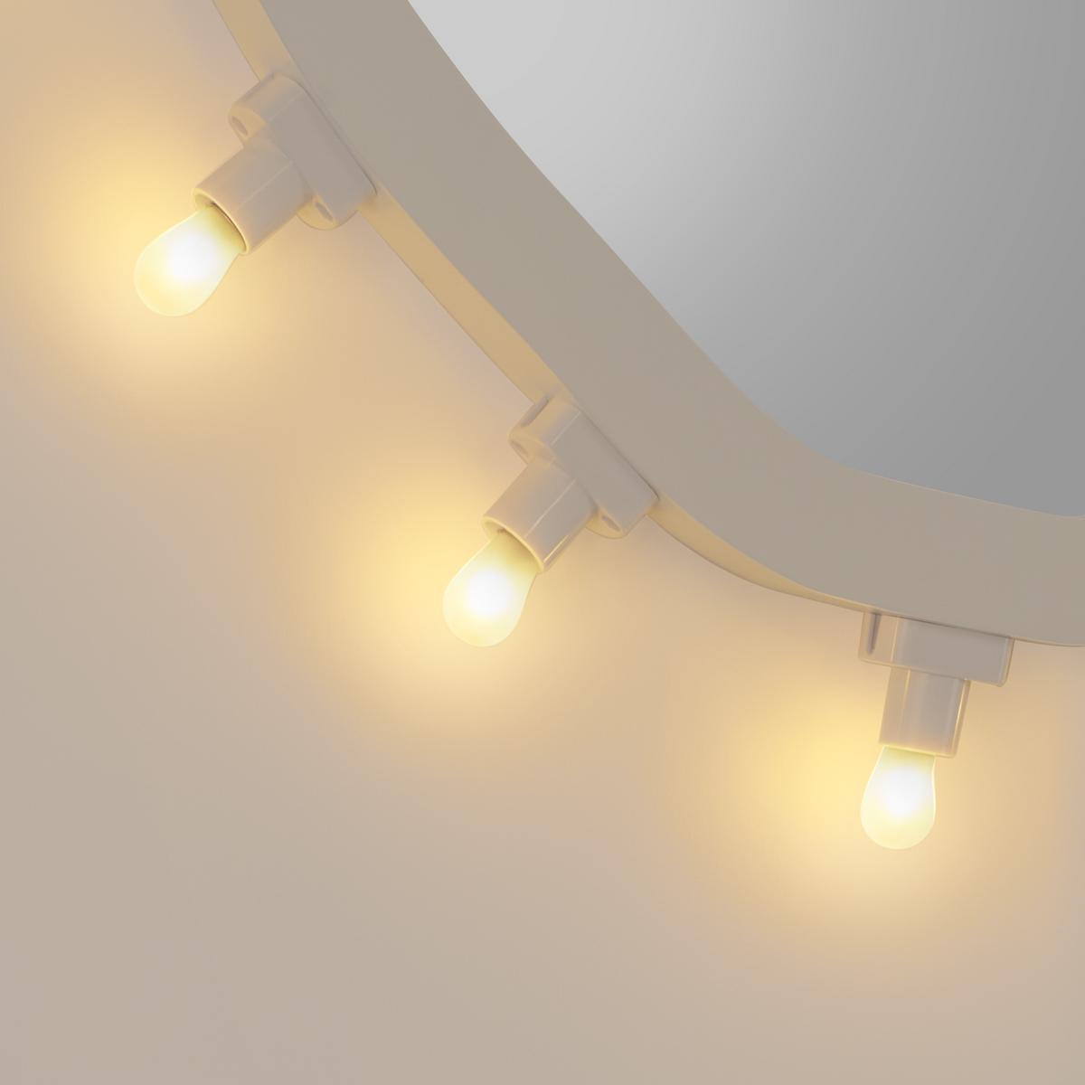 LUMINAIRE SMALL Wall-mounted mirror with integrated lighting