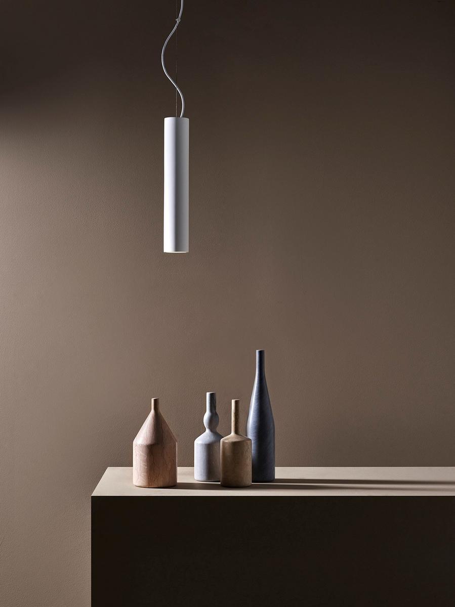 OSCA ROUND LED plaster pendant lamp with dimmer