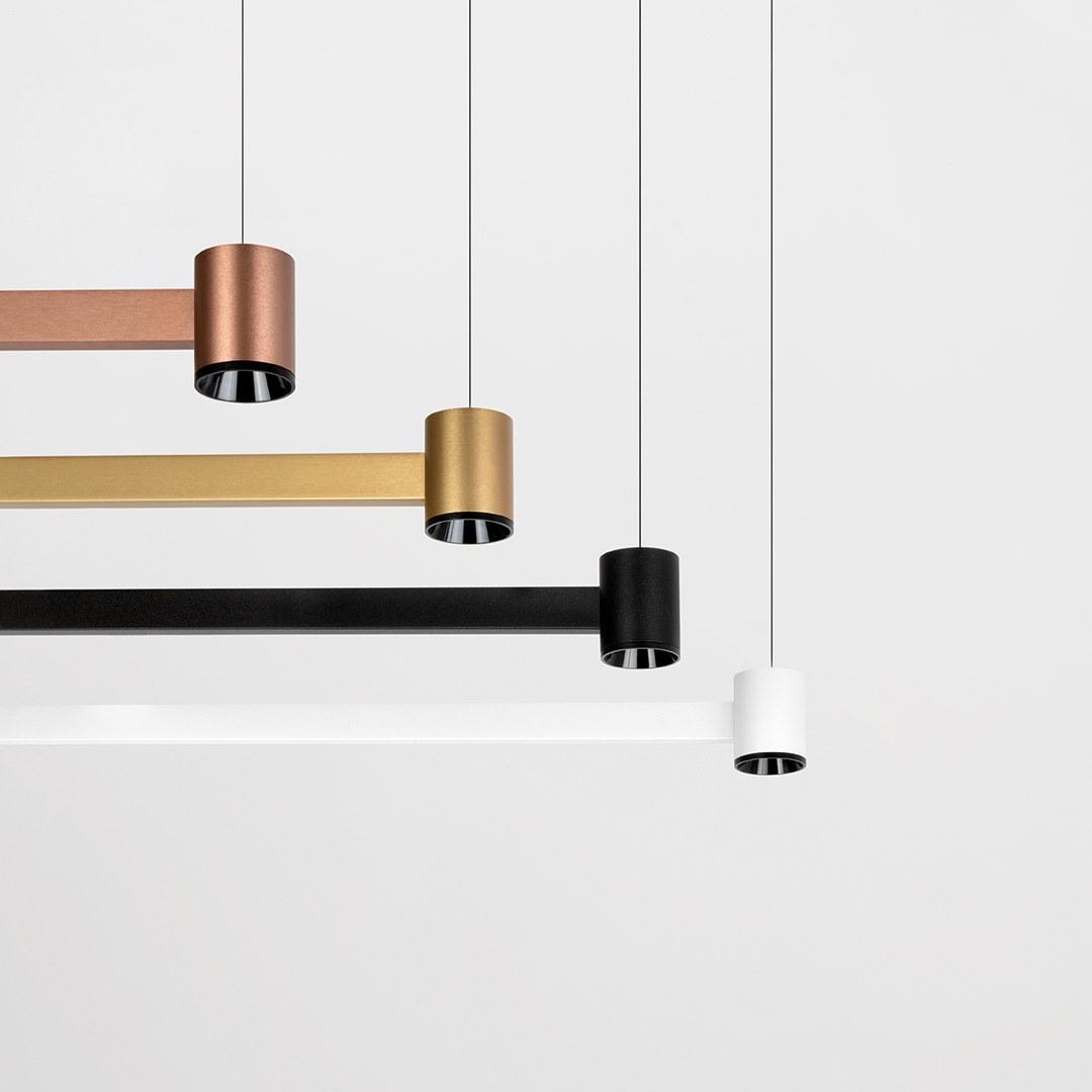 ART DIRECT &AMP; INDIRECT LED direct-indirect light brass pendant lamp
