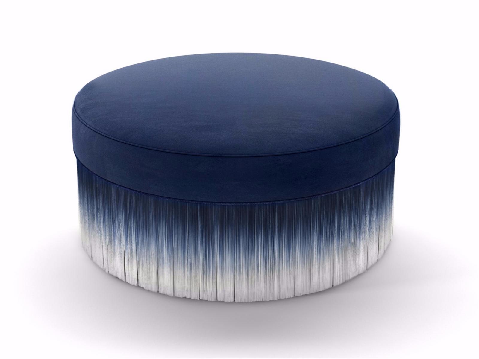 AMAMI Upholstered fabric pouf