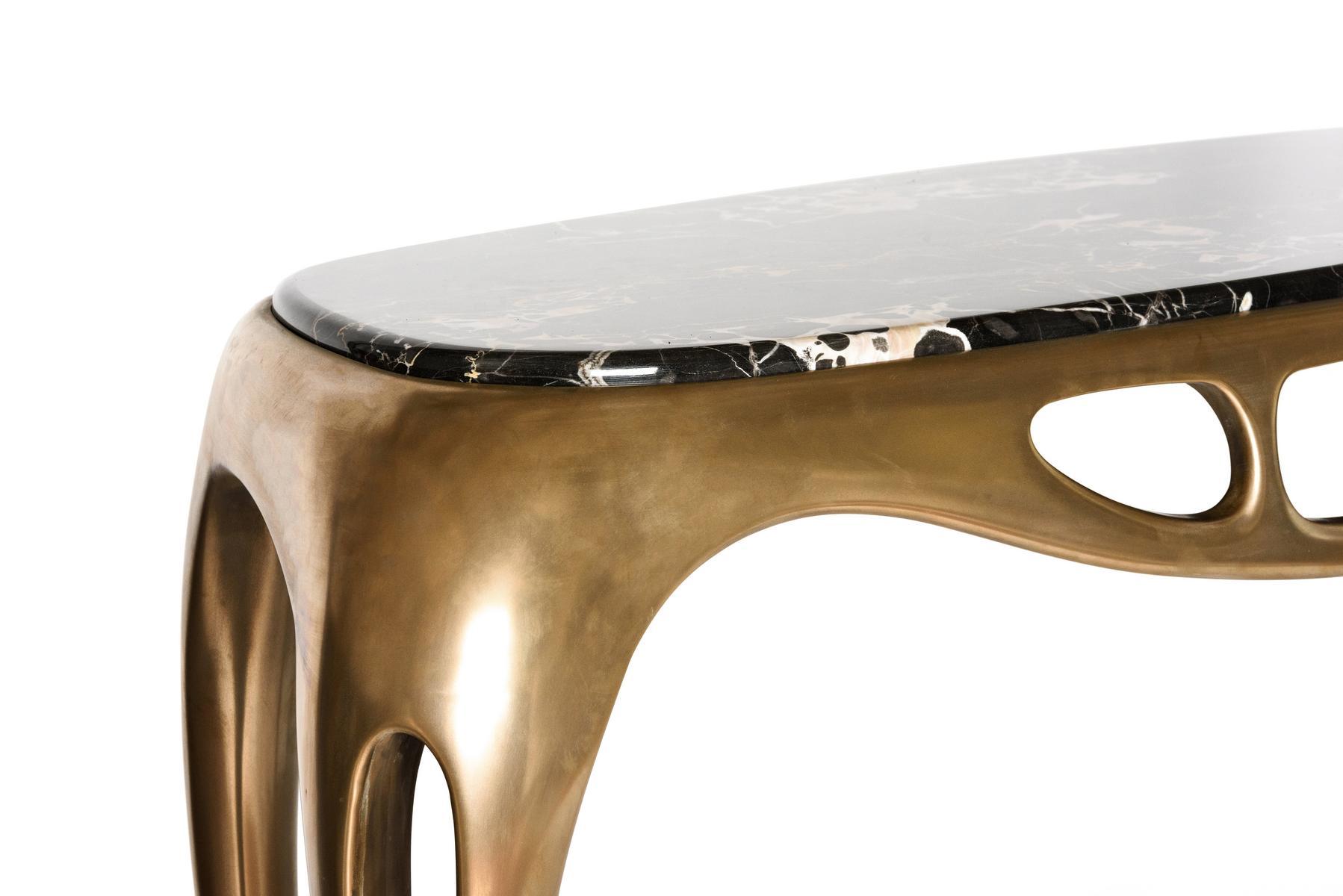 OMERO Rectangular wooden console table