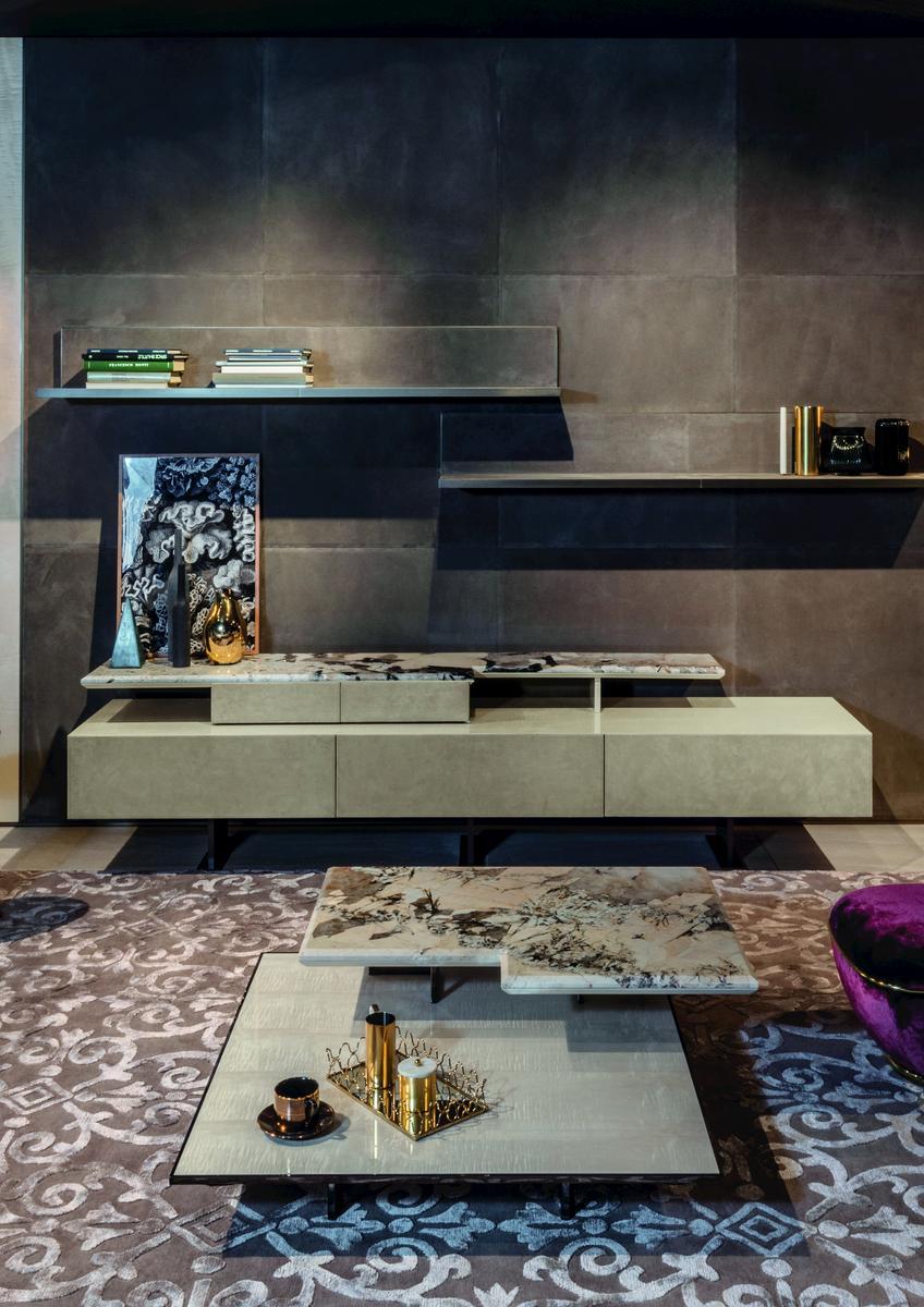NEPTUNE Modular metal sideboard with drawers