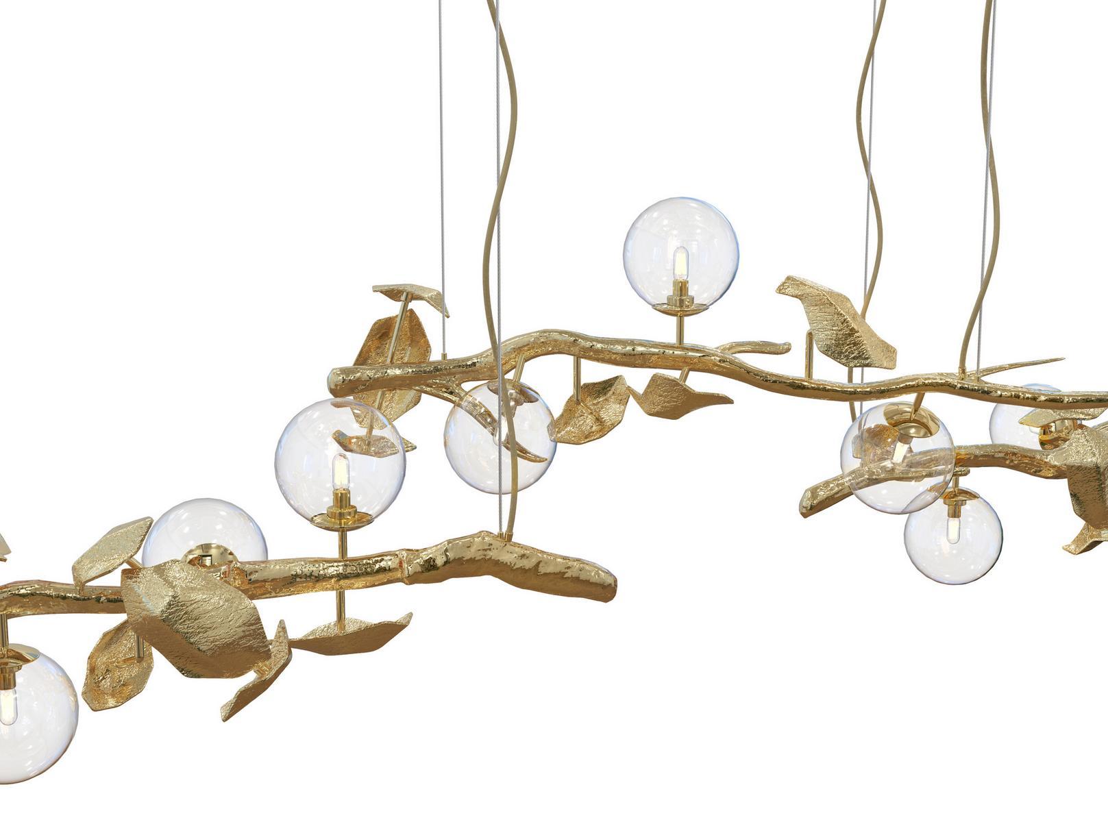 HERA Brass pendant lamp