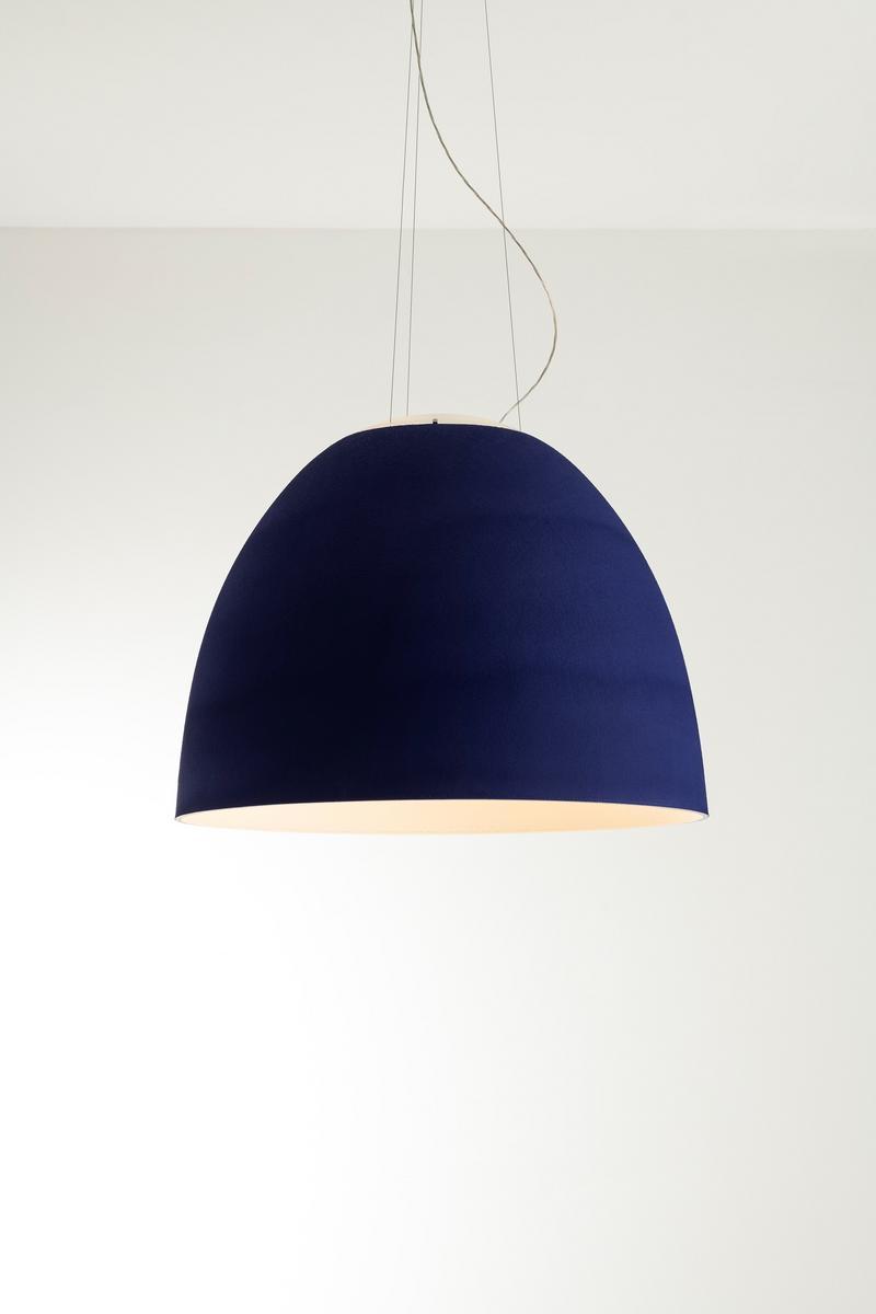 NUR ACOUSTIC LED direct light polyethylene pendant lamp