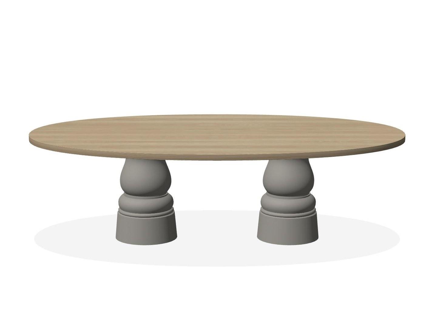 CONTAINER NEW ANTIQUES OVAL 260 Oval table