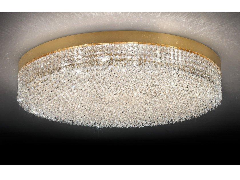 IMPERO &AMP; DECO VE 897 Incandescent chrome plated ceiling lamp with crystals