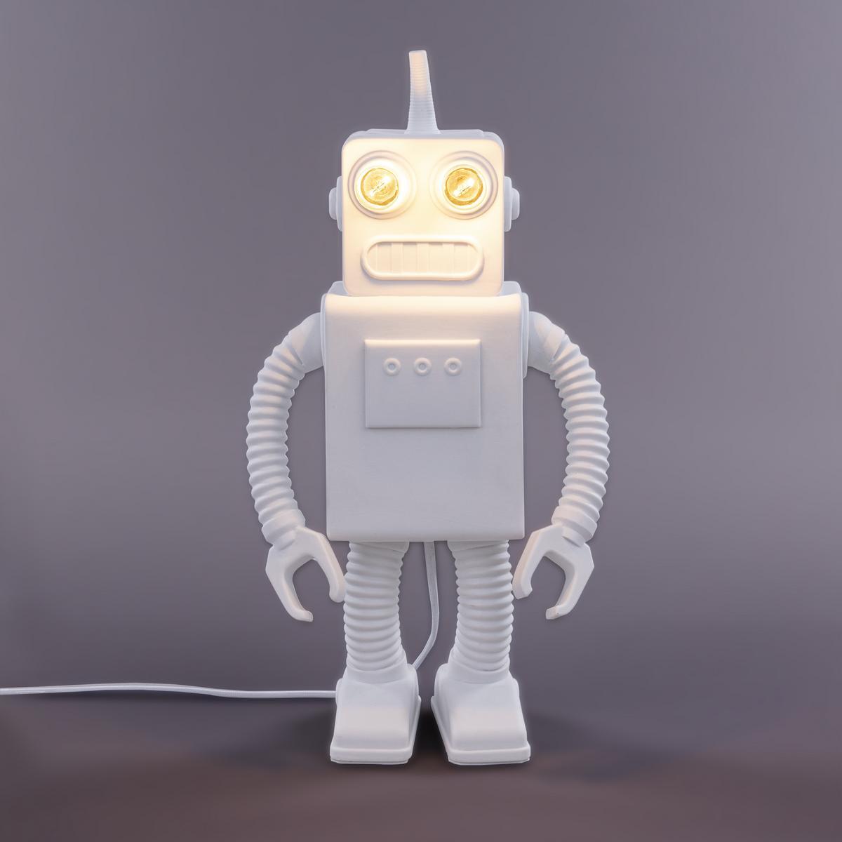 ROBOT LED porcelain table lamp