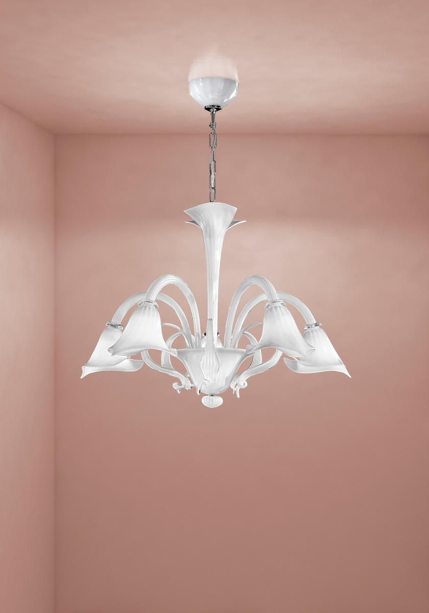 GRIMANI Blown glass chandelier