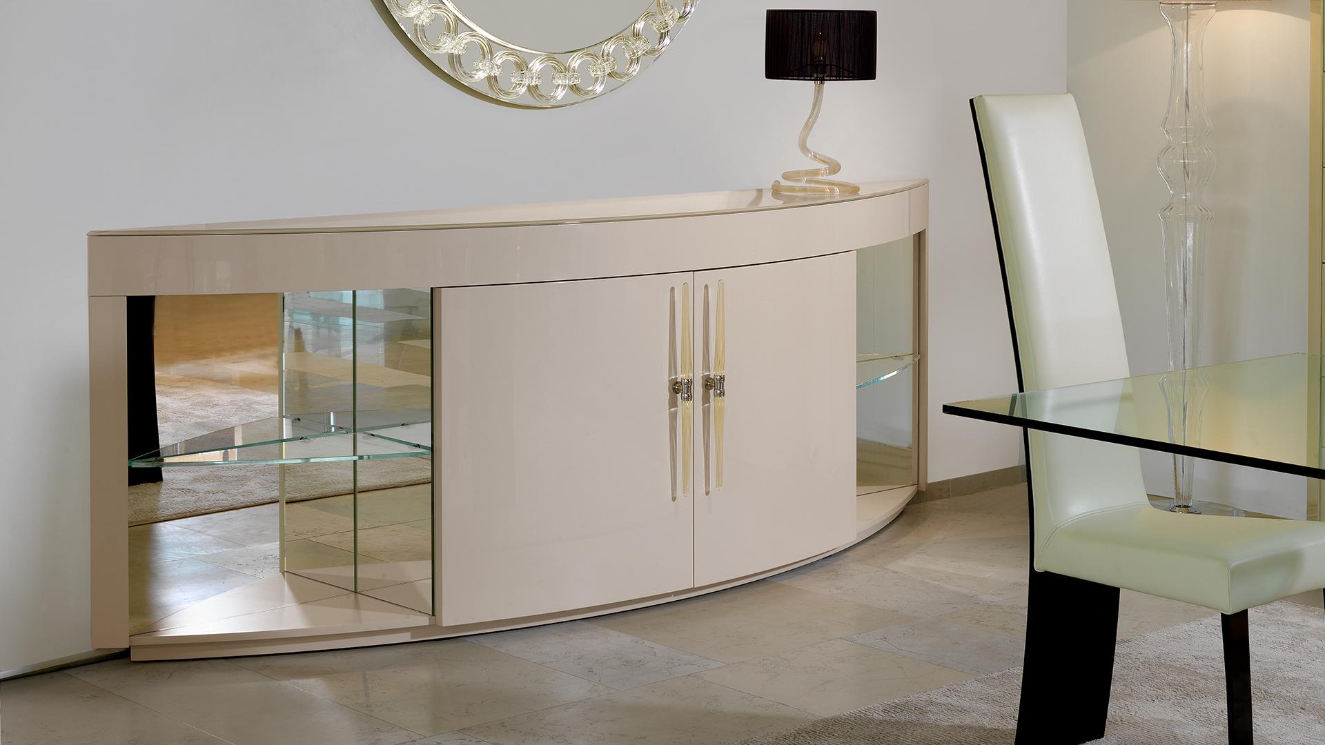 CASANOVA Wooden sideboard with integrated lighting