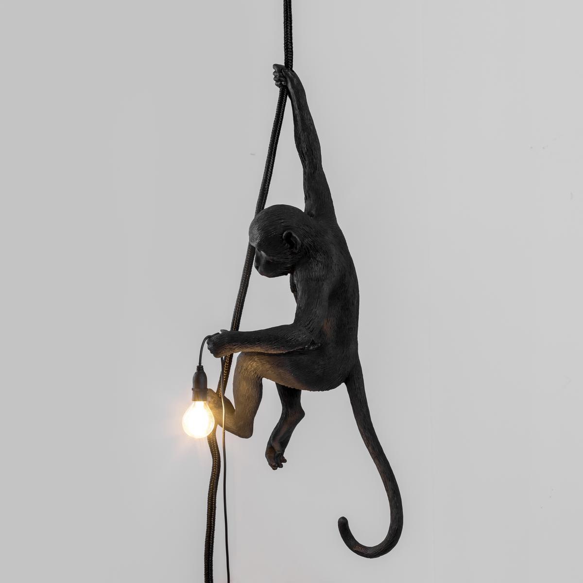THE MONKEY LAMP BLACK CEILING LED resin pendant lamp