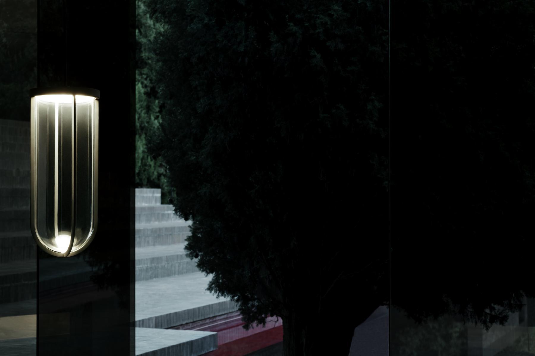 IN VITRO LED powder coated aluminium outdoor pendant lamp