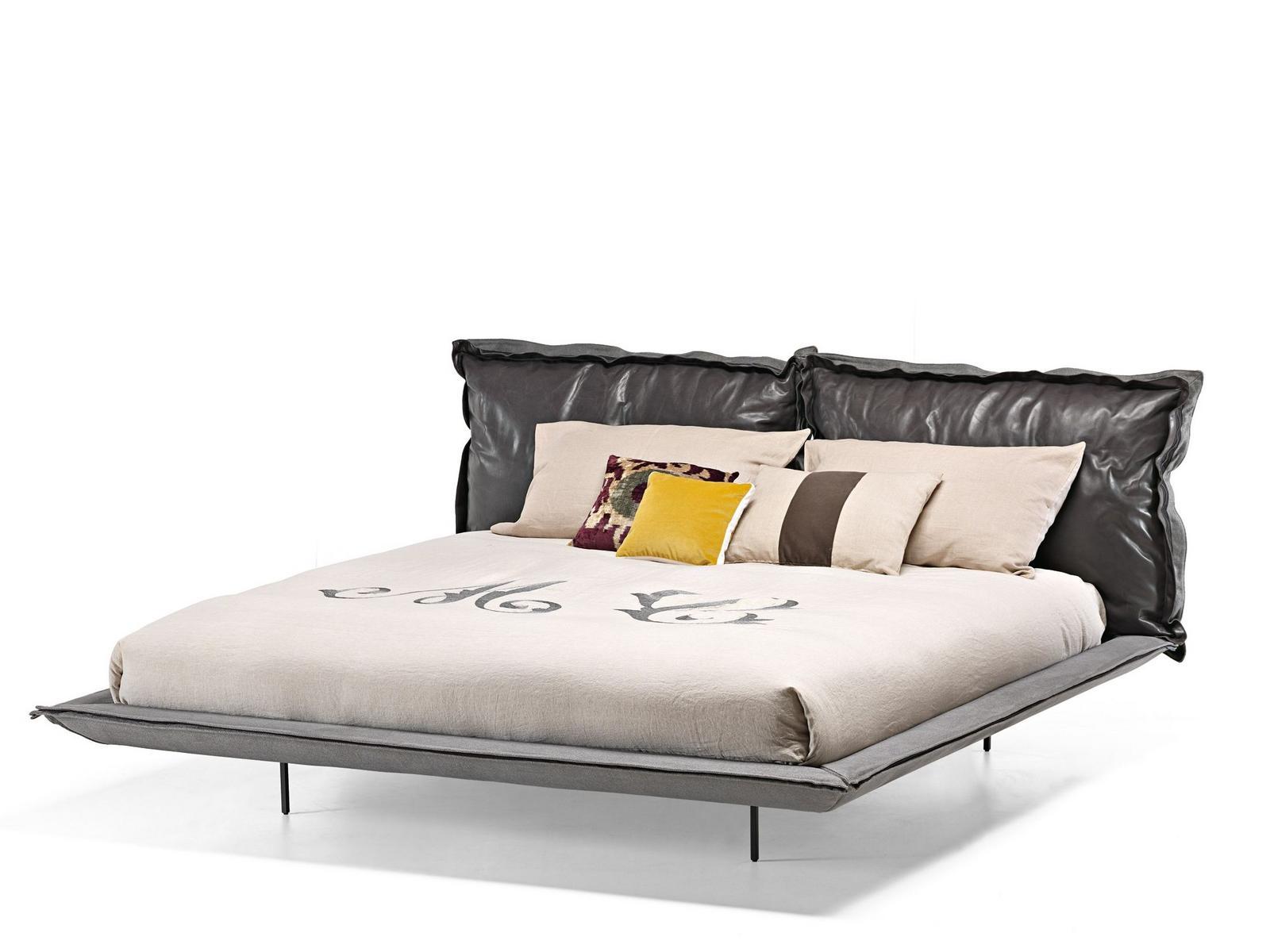 AUTO-REVERSE DREAM Double bed with upholstered headboard