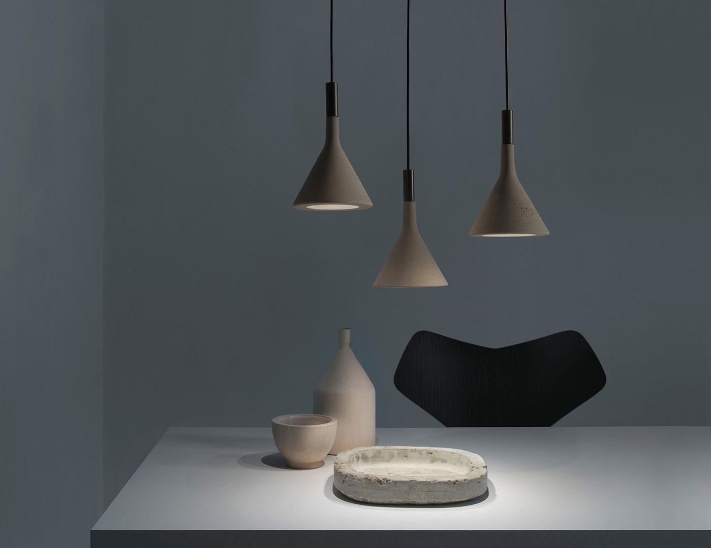 APLOMB Concrete pendant lamp
