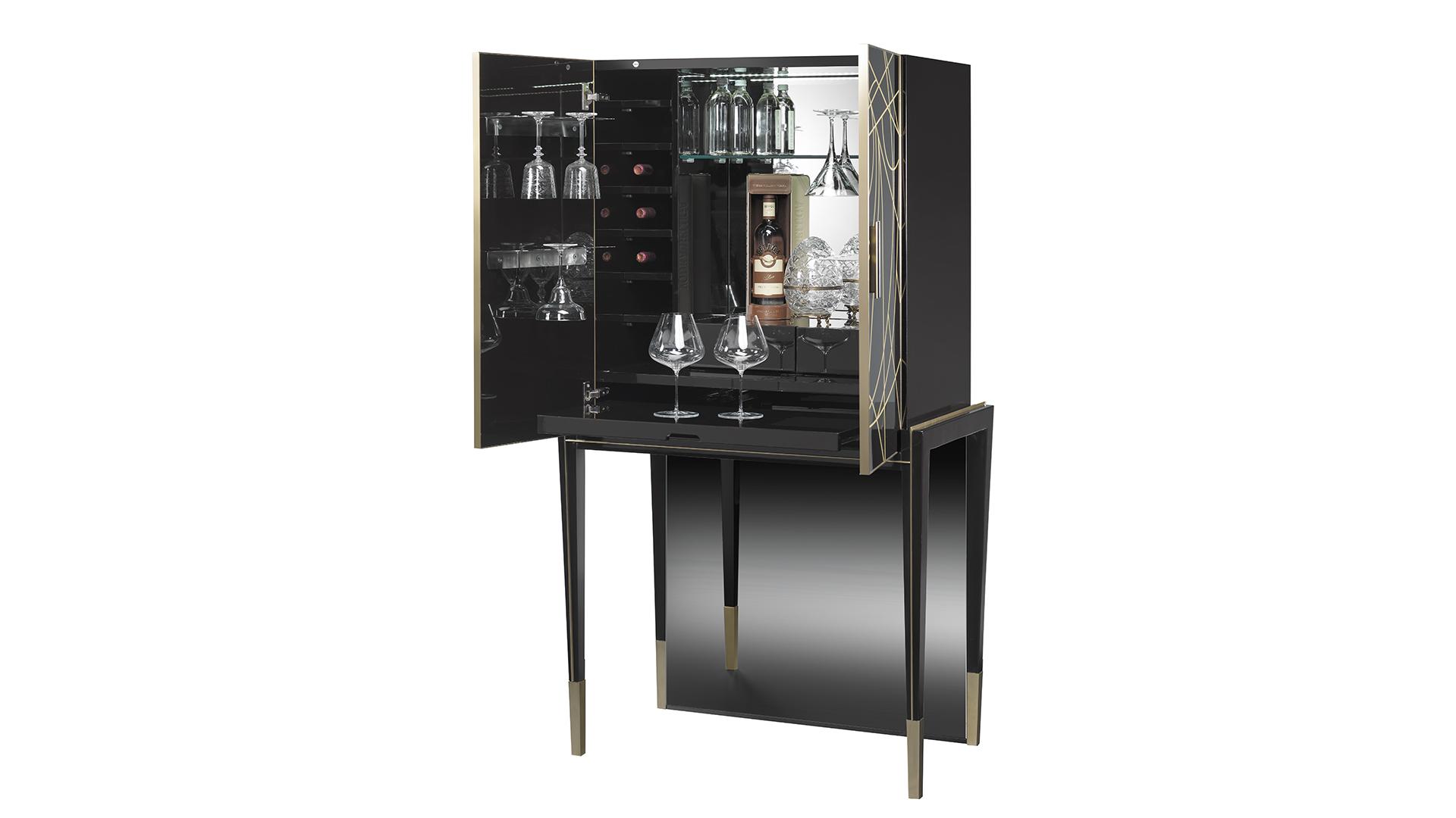 BELLE EPOQUE Wooden bar cabinet