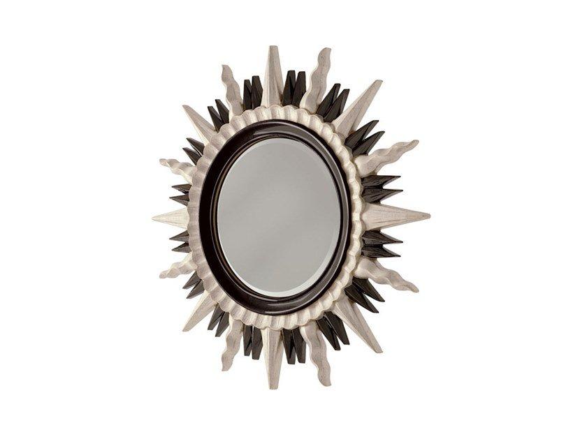 5029 Round framed mirror