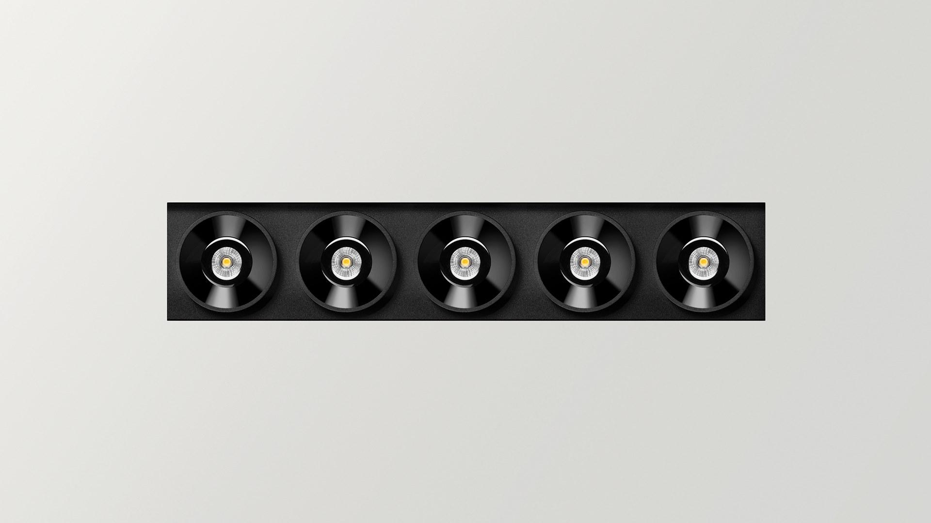 BLACK FOSTER CUSTOM Aluminium linear lighting profile for LED modules